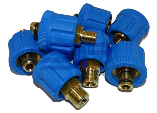 Blue Swivel Coupler AR8 M24x1,5